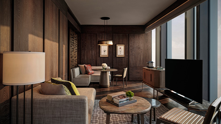 Park Hyatt Shenzhen Park Skyline View Suite Living Room