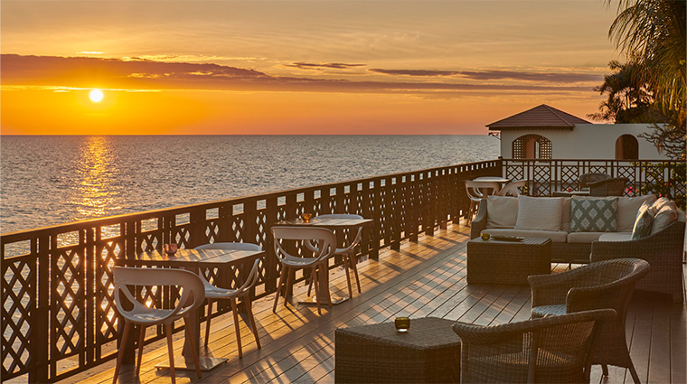 park hyatt zanzibar beach house terrace sunset view