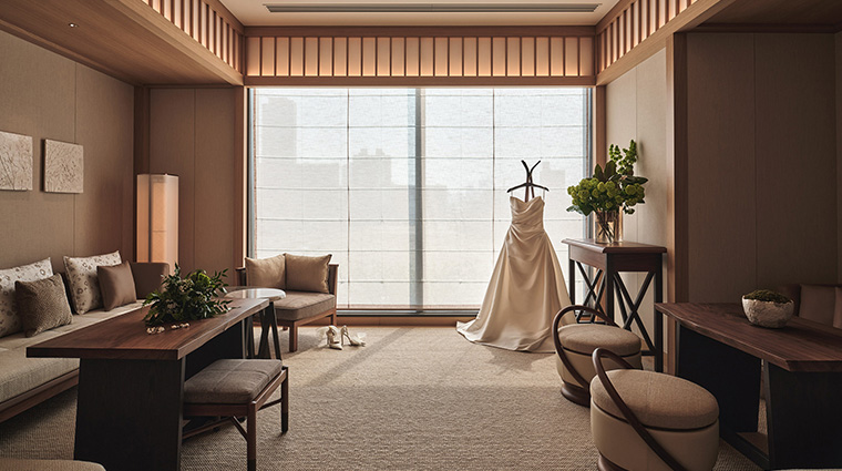 patina osaka wedding bride room