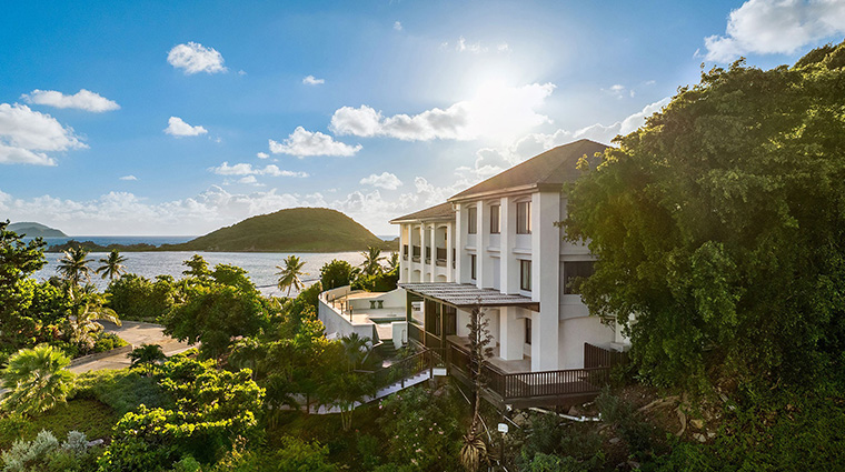 peter island resort aerial hawks nest