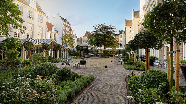 hotel pulitzer amsterdam garden overview