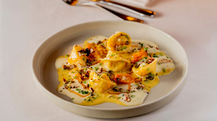 puna aji de gallina tortelloni