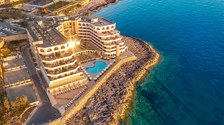 radisson blu resort malta st julians aerial