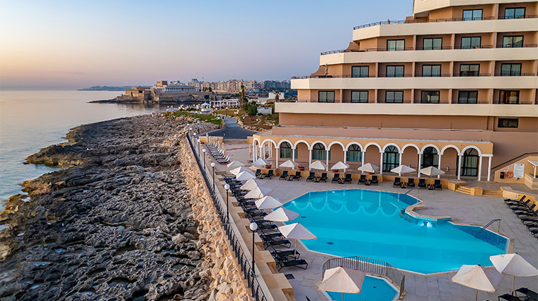 radisson blu resort malta st julians main pool exterior