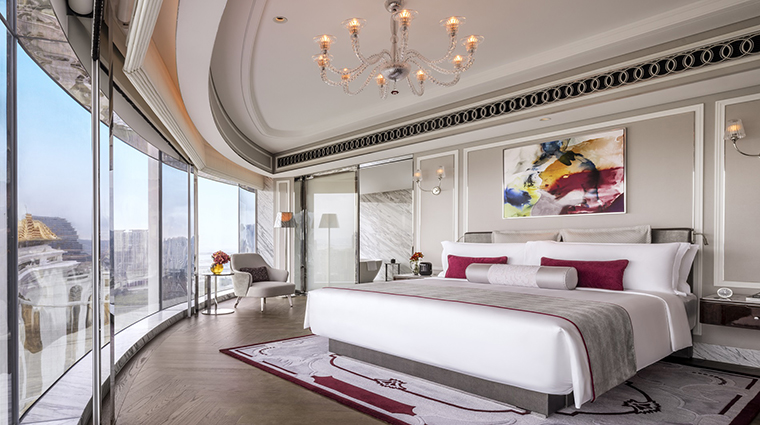 Raffles At Galaxy Macau Panoramic Suite  Bedroom
