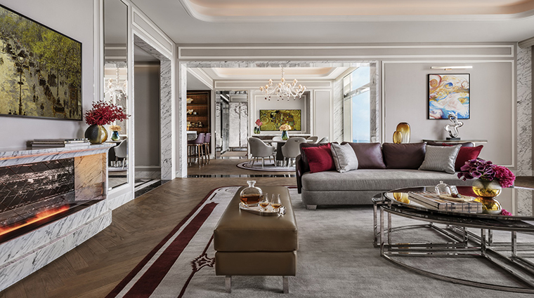 Raffles At Galaxy Macau Raffles Presidential Suite Living Room