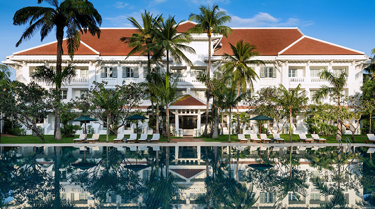 raffles grand hotel dangkor front swimming pool