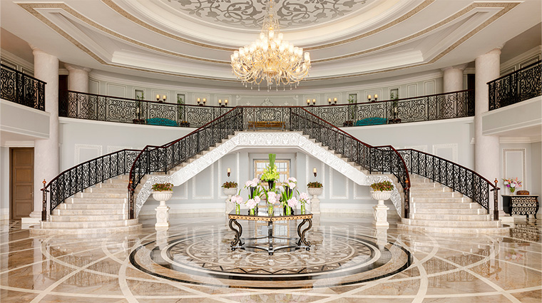 raffles udaipur great hall stairs