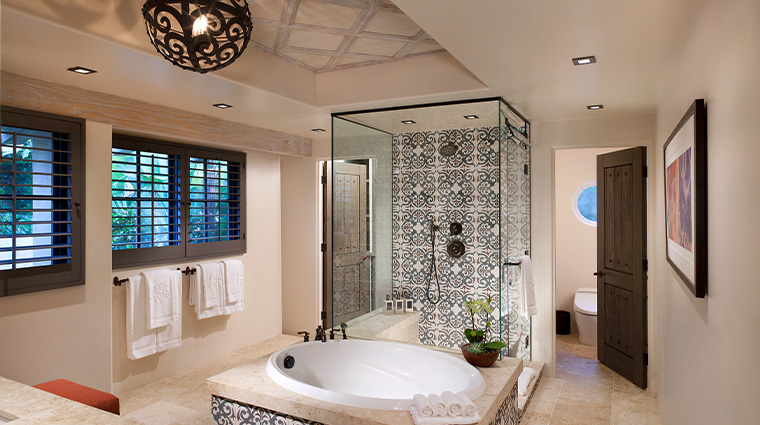 rancho valencia resort spa casita bath