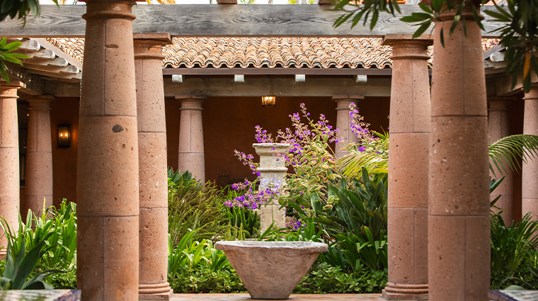 rancho valencia resort spa fountain