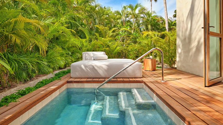 remede spa punta mita plunge pool cabine3