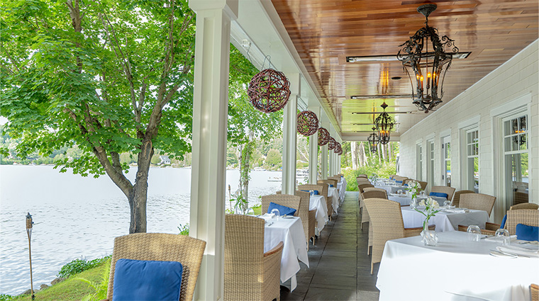 le riverain restaurant terrace