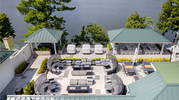 ripplecove hotel and spa rooftop terrace