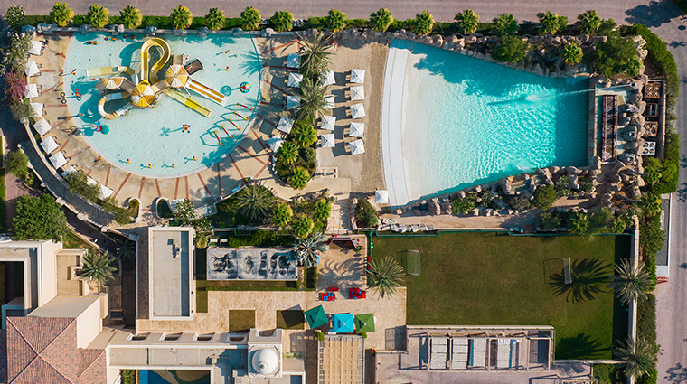16rixos premium saadiyat island waterpark aerial