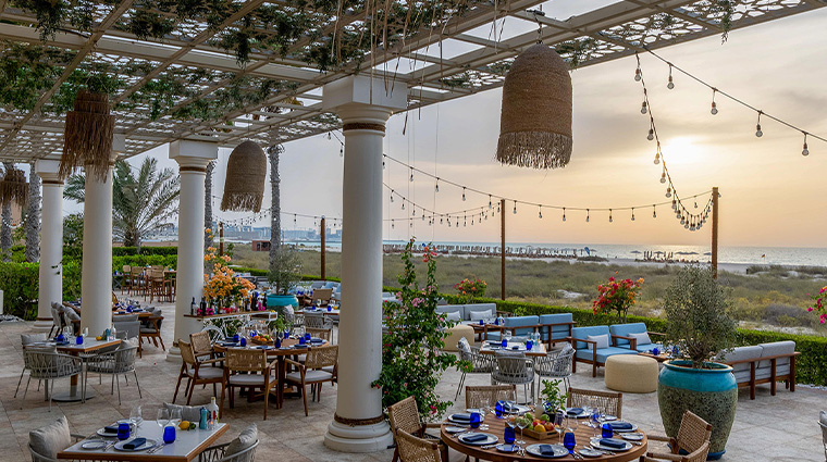 22rixos premium saadiyat island restaurant terrace