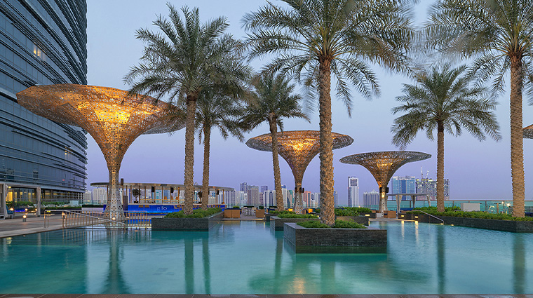 rosewood abu dhabi pool