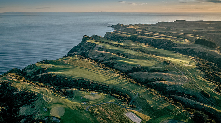 rosewood cape kidnappers golf course aerial