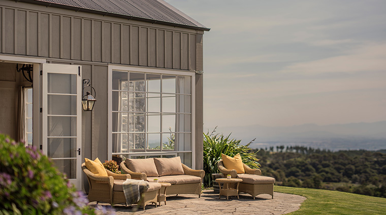 rosewood cape kidnappers hawkes bay four bedroom villa exterior patio