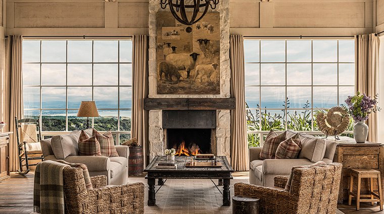 rosewood cape kidnappers hawkes bay four bedroom villa lounge