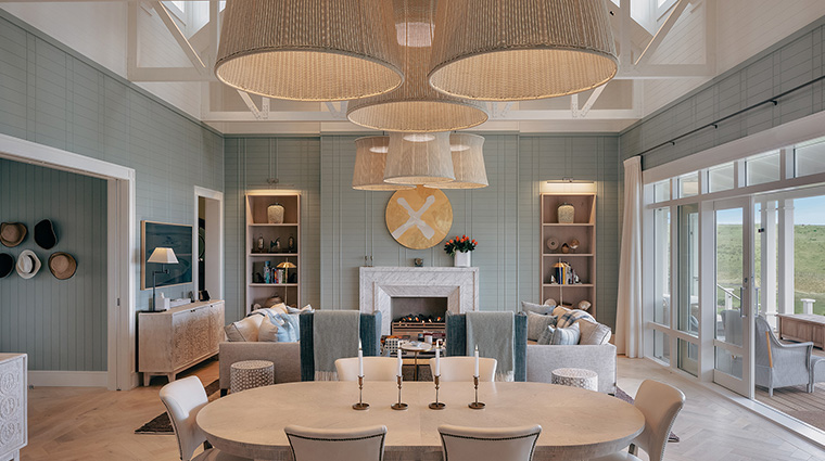 rosewood kauri cliffs four bedroom villa dining