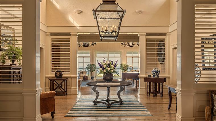 rosewood kauri cliffs main lodge entry