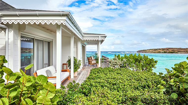 rosewood le guanahani st barth accommodations admiralsuite exterior terrace landscape