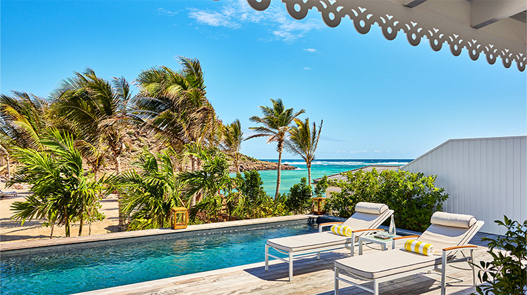 rosewood le guanahani st barth accommodations beachpoolsuite exterior