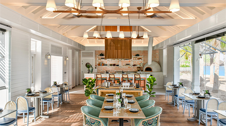 rosewood le guanahani st barth dining beach house grilll interior