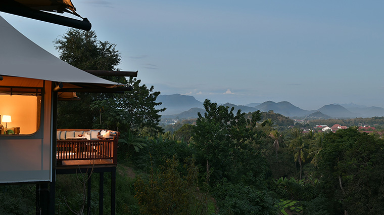 rosewood luang prabang hilltop tent