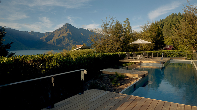 rosewood matakauri outdoor pool