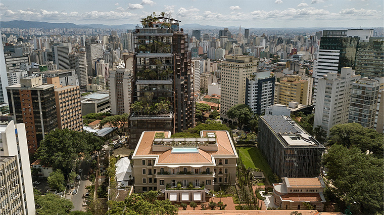 rosewood sao paolo aerial shot