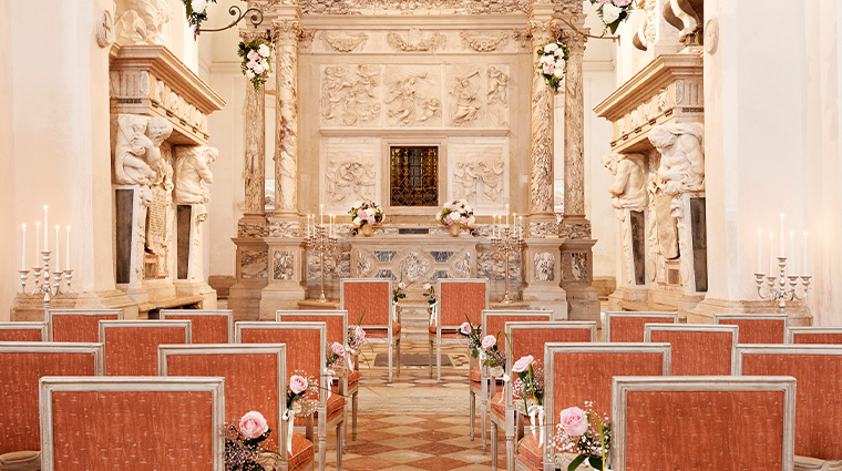 san clemente palace venice wedding ceremony