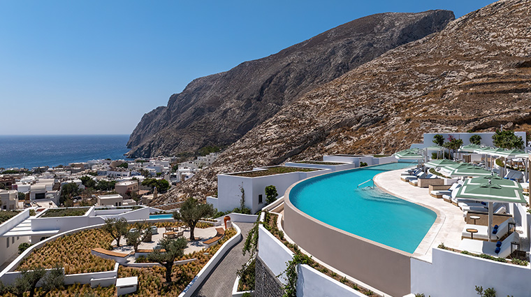 sandblu santorini lxr hotels resorts Ancient Thira View Sandblu Resort