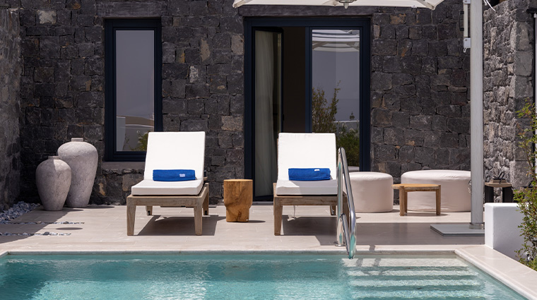 sandblu santorini lxr hotels resorts Sea View Maisonette with Pool Sandblu Resort