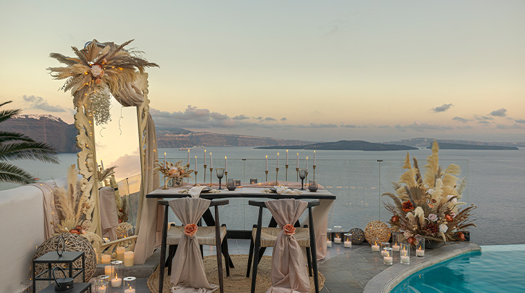 santorini secret suites spa private dinner black rock