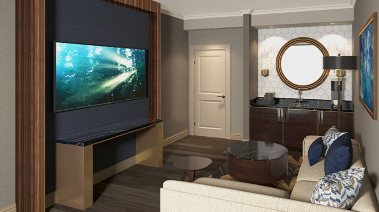 saracen casino resort junior suite living room