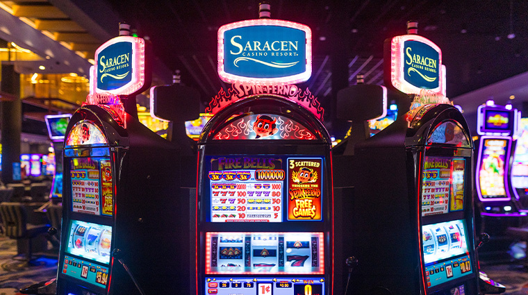 saracen casino resort slot machine