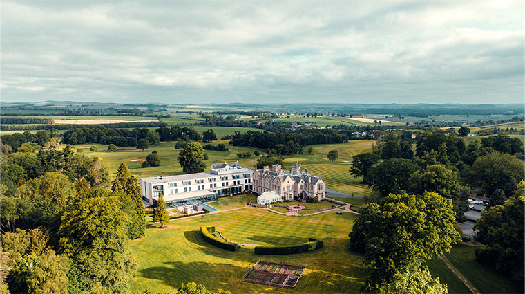 schloss roxburghe hotel and golf course resort flyover