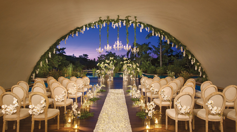 secrets akumal riviera maya wedding arch