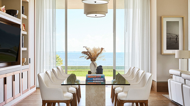 sha mexico residence dining room