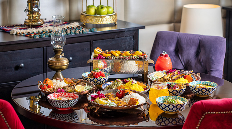 sharq village and spa a Ritz carlton hotel persian restaurant