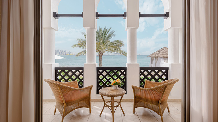sharq village and spa a Ritz carlton hotel private balcony