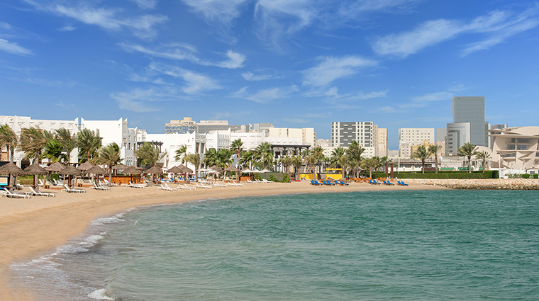 sharq village and spa a Ritz carlton hotel private beach