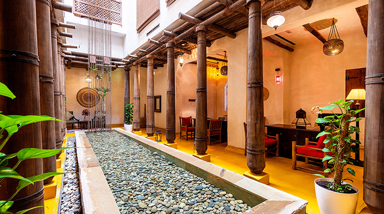 sharq village and spa a Ritz carlton hotel spa entrance