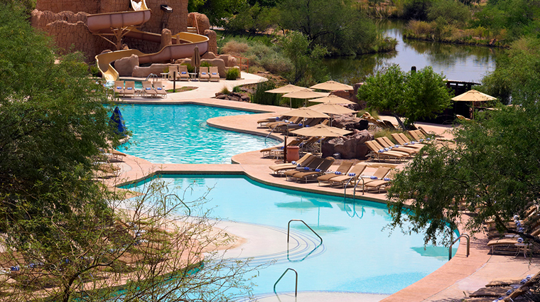 sheraton grand at wild horse pass riverside swimming pool