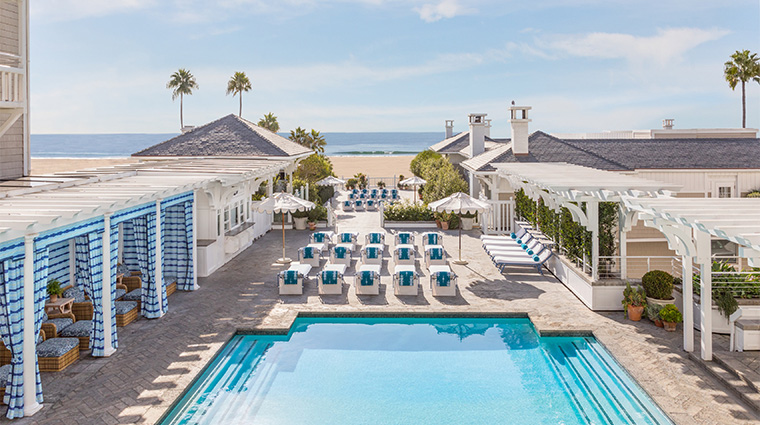 shutters on the beach pool midday