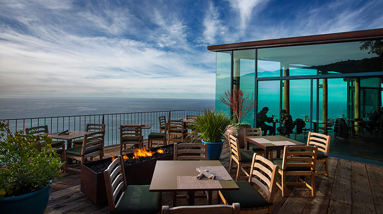 sierra mar restaurant deck