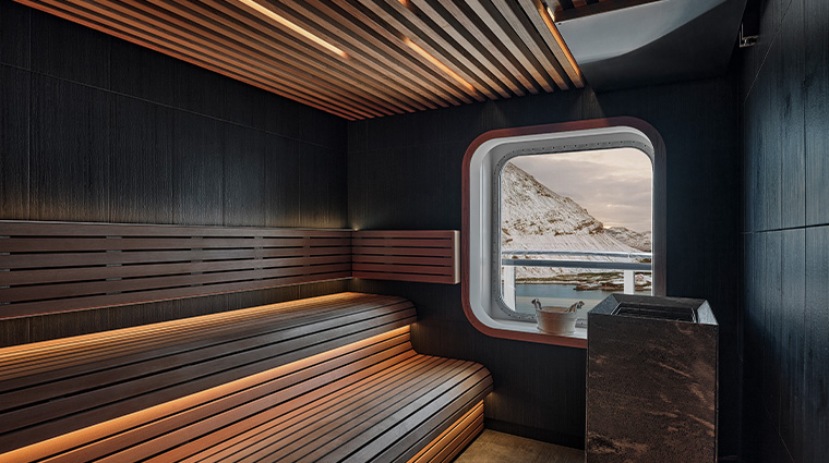 silver endeavour sauna