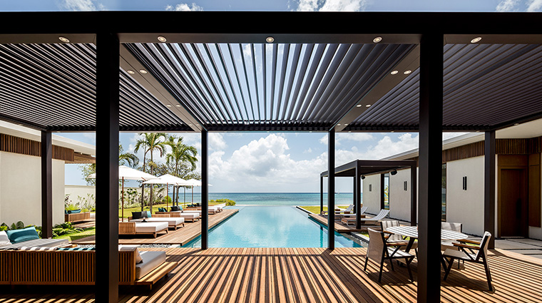 silversands resort grenada at grand anse beachfront villa pool deck and beach