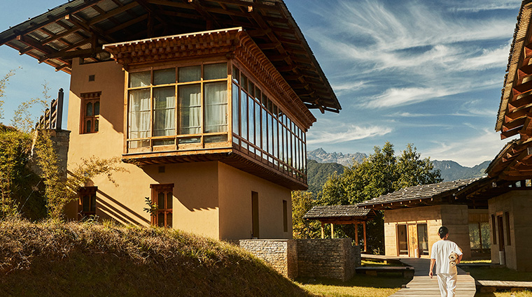 six senses bhutan punakha spa village exterior